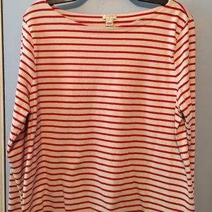 J crew striped shirt